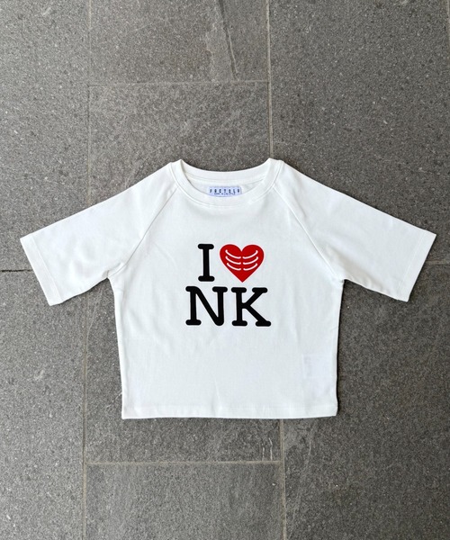 ROOPTOKYO(ループトウキョウ)の「ROOP TOKYO×側湾症ネキ I LOVE NK ミニTシャツ(Tシャツ/カットソー・レディース・ホワイト・FREE)」の9枚目の写真