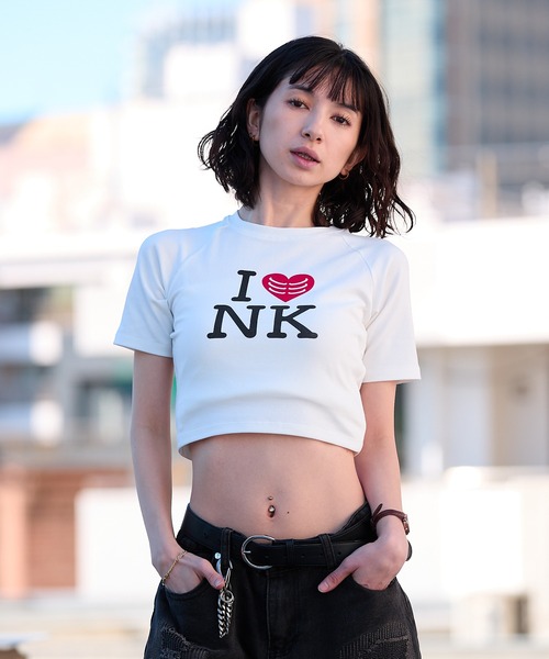 ROOPTOKYO(ループトウキョウ)の「ROOP TOKYO×側湾症ネキ I LOVE NK ミニTシャツ(Tシャツ/カットソー・レディース・ホワイト・FREE)」の19枚目の写真