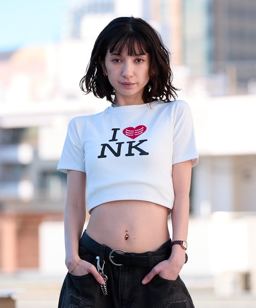 ROOPTOKYO(ループトウキョウ)の「ROOP TOKYO×側湾症ネキ I LOVE NK ミニTシャツ(Tシャツ/カットソー・レディース・ホワイト・FREE)」の20枚目の写真