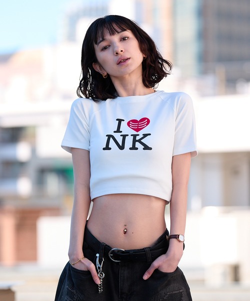 ROOPTOKYO(ループトウキョウ)の「ROOP TOKYO×側湾症ネキ I LOVE NK ミニTシャツ(Tシャツ/カットソー・レディース・ホワイト・FREE)」の21枚目の写真