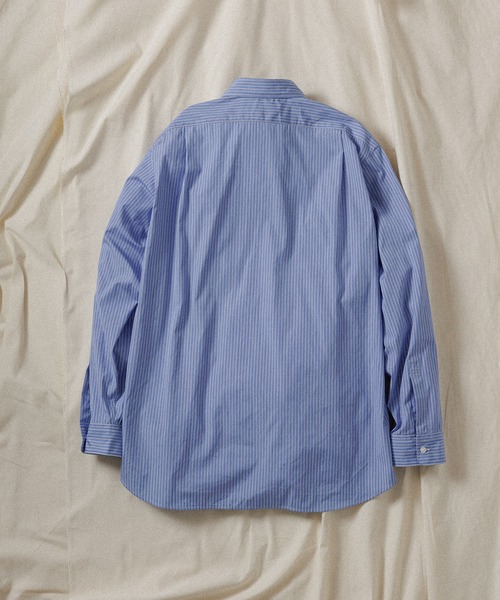 WILD LIFE TAILOR Adam et Rope'(ワイルドテーラーアダムエロペ )の「【WILD LIFE TAILOR】STRIPE SHIRT(シャツ/ブラウス・メンズ・サックスブルー/ブルー系その他・M/L)」の4枚目の写真