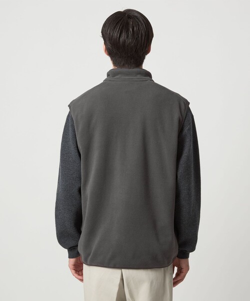 green label relaxing（グリーンレーベルリラクシング）の「＜GOAT＞フリース ハーフジップ ベスト（ベスト・メンズ・ライラック/ダークグレー/ライトグレー/ブラック・L/M）」の10枚目の写真