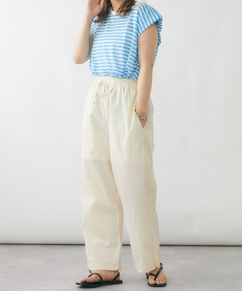 mebole(メボレ)の「2WAYイージーワイドパンツ(その他パンツ・レディース・アイボリー・FREE)」の8枚目の写真