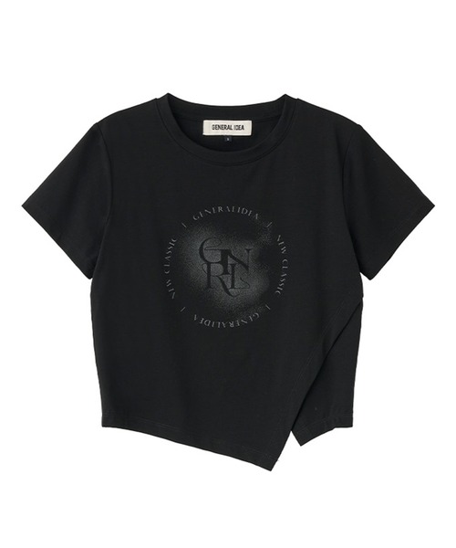 【GENERAL IDEA】Silket Cotton アンバランス半袖Tシャツ GENERAL IDEA/ジェネラルアイディア unbalance silket span