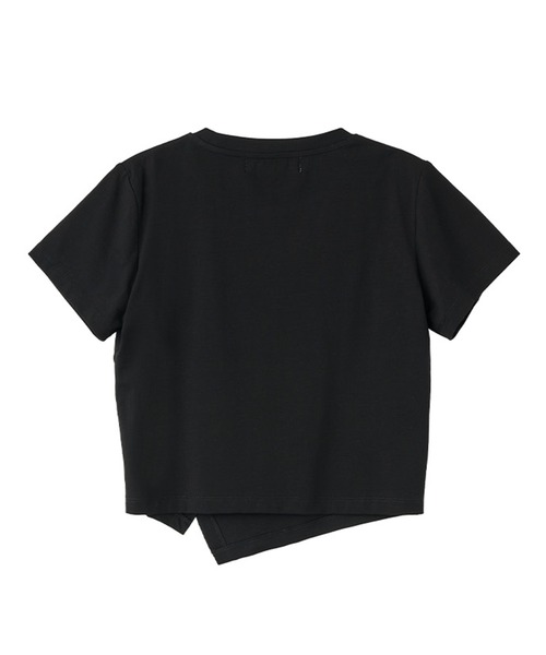 【GENERAL IDEA】Silket Cotton アンバランス半袖Tシャツ GENERAL IDEA/ジェネラルアイディア unbalance silket span
