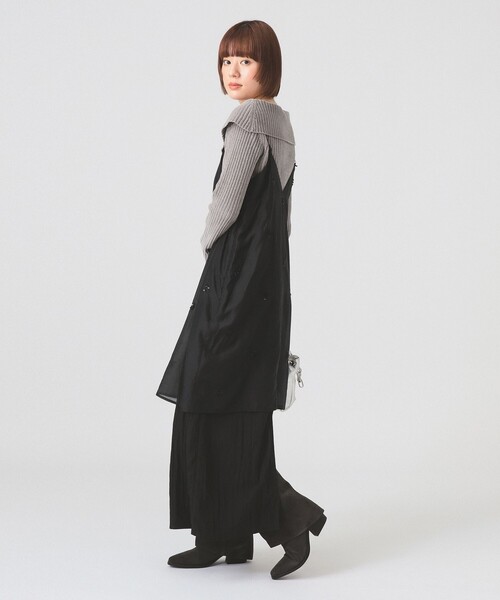 Ray BEAMS(レイビームス)の「ビーズ 刺繍 キャミ ワンピース(ワンピース・レディース・ホワイト系その他6/ブラック・0/1)」の6枚目の写真