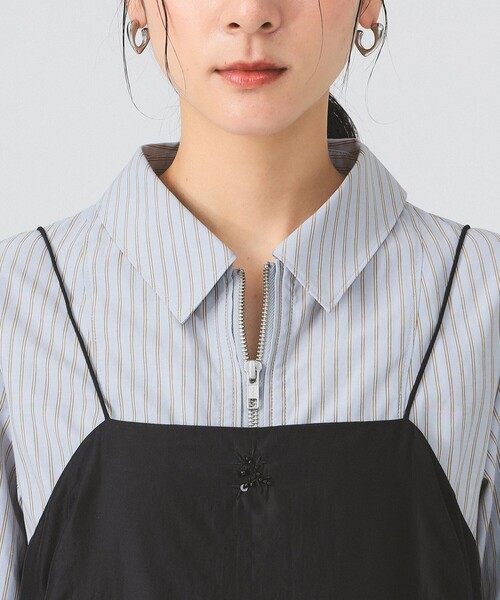 Ray BEAMS(レイビームス)の「ビーズ 刺繍 キャミ ワンピース(ワンピース・レディース・ホワイト系その他6/ブラック・0/1)」の12枚目の写真