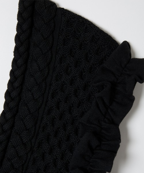 leinwande（ラインヴァンド）の「【leinwande】Braids&Frill Top（ベスト・レディース・ブラック/ブルー/ホワイト・ONE SIZE）」の11枚目の写真