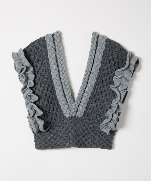 Braids&Frill Top（ベスト）｜leinwande（ラインヴァンド）の