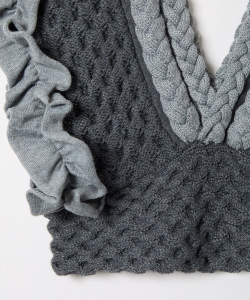 Braids&Frill Top（ベスト）｜leinwande（ラインヴァンド）の