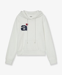 aeae（エーイーエーイー）の「DOT SMALL LETTER LOGO FLEECE HOODIE（その他アウター）」