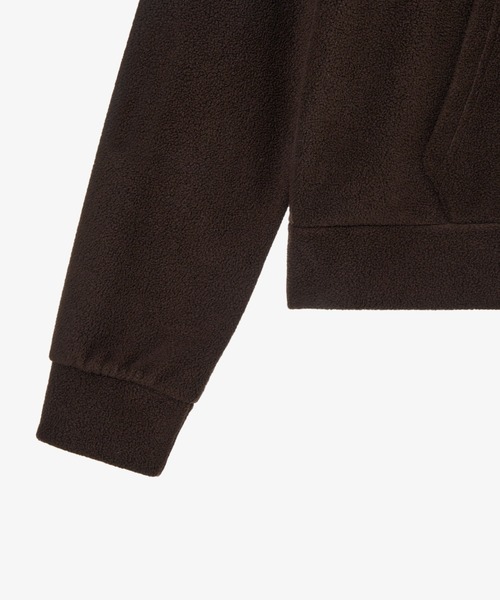 aeae（エーイーエーイー）の「DOT SMALL LETTER LOGO FLEECE HOODIE（その他アウター・レディース・ブラウン/ホワイト/ネイビー・MEDIUM/SMALL）」の11枚目の写真