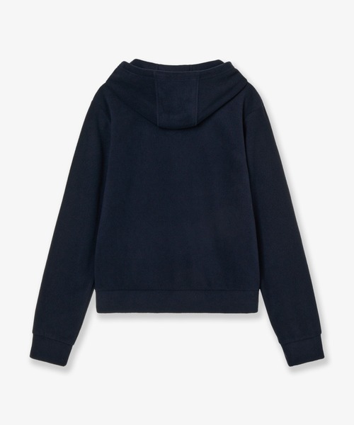 aeae（エーイーエーイー）の「DOT SMALL LETTER LOGO FLEECE HOODIE（その他アウター・レディース・ブラウン/ホワイト/ネイビー・MEDIUM/SMALL）」の12枚目の写真