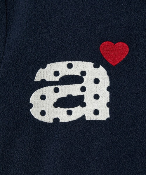 aeae（エーイーエーイー）の「DOT SMALL LETTER LOGO FLEECE HOODIE（その他アウター・レディース・ブラウン/ホワイト/ネイビー・MEDIUM/SMALL）」の14枚目の写真