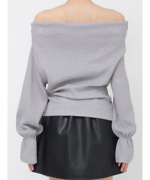 EATME(イートミー)の「クロスカシュクールTOP(Tシャツ/カットソー・レディース・グレー/ブラック/ワイン・FREE)」の19枚目の写真