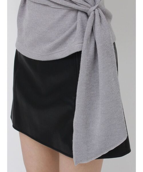 EATME(イートミー)の「クロスカシュクールTOP(Tシャツ/カットソー・レディース・グレー/ブラック/ワイン・FREE)」の16枚目の写真