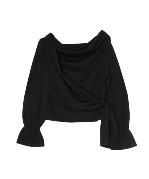 EATME(イートミー)の「クロスカシュクールTOP(Tシャツ/カットソー・レディース・グレー/ブラック/ワイン・FREE)」の10枚目の写真