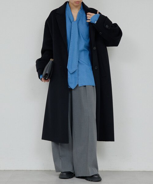 GALLARDAGALANTE（ガリャルダガランテ）の「リバーチェスターコート（その他アウター・レディース・ブラック/ライトグレー/モカ・FREE）」の20枚目の写真