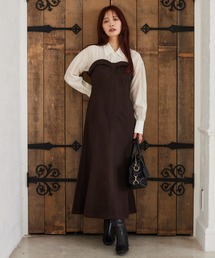 ワンピース シャツドッキングワンピース」に該当するワンピース/ドレス