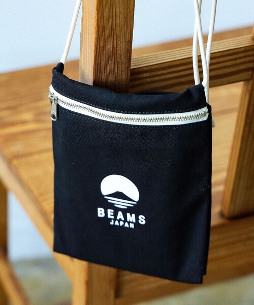 BEAMS JAPAN(ビームス ジャパン)の「evergreen works / ビームス ジャパン ロゴ スリングパース(ショルダーバッグ・レディース・ネイビー/ブラック/オフホワイト・ONE SIZE)」の3枚目の写真