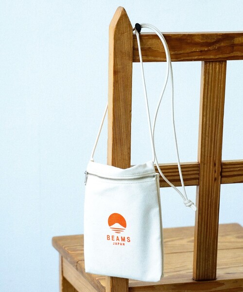 BEAMS JAPAN(ビームス ジャパン)の「evergreen works / ビームス ジャパン ロゴ スリングパース(ショルダーバッグ・レディース・ネイビー/ブラック/オフホワイト・ONE SIZE)」の4枚目の写真