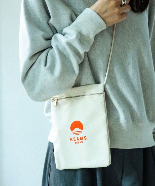 BEAMS JAPAN(ビームス ジャパン)の「evergreen works / ビームス ジャパン ロゴ スリングパース(ショルダーバッグ・レディース・ネイビー/ブラック/オフホワイト・ONE SIZE)」の7枚目の写真