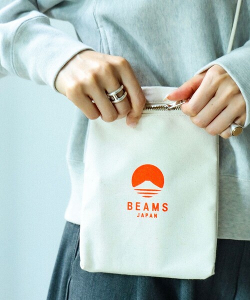 BEAMS JAPAN(ビームス ジャパン)の「evergreen works / ビームス ジャパン ロゴ スリングパース(ショルダーバッグ・レディース・ネイビー/ブラック/オフホワイト・ONE SIZE)」の8枚目の写真
