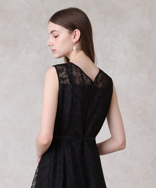 レースフラワーチュールフレア ワンピース（ドレス）｜ANAYI（アナイ