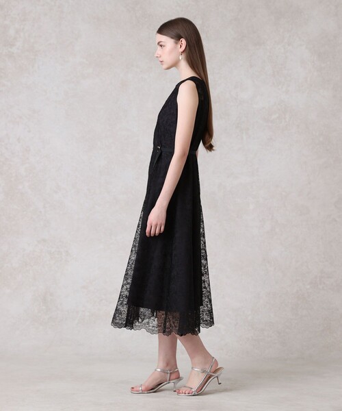 アナイ　リトルフラワーチュールフレア ワンピース　ANAYI 36 アナイリトルフラワーチュールフレア ワンピースANAYI 36