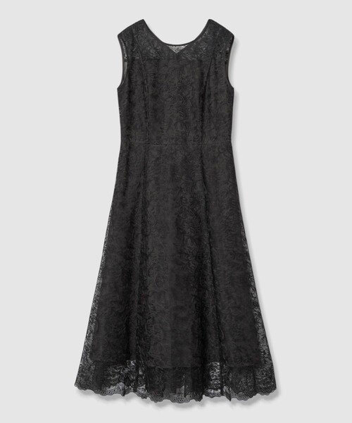 レースフラワーチュールフレア ワンピース（ドレス）｜ANAYI（アナイ