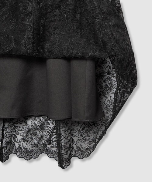 レースフラワーチュールフレア ワンピース（ドレス）｜ANAYI（アナイ