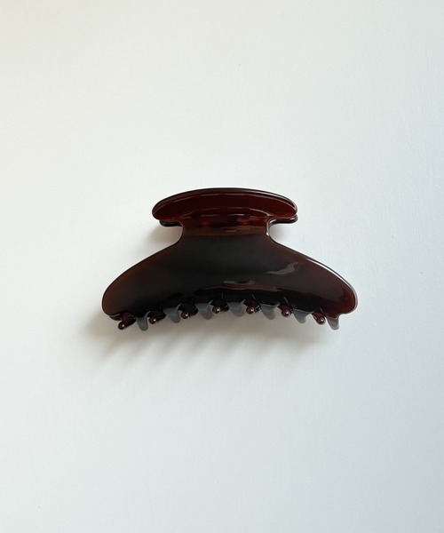 CANAL JEAN(キャナルジーン)の「Pt ラウンドヘアクリップ(バレッタ/ヘアクリップ・レディース・ブラウン/ベージュ系その他/オリーブ・ONE SIZE)」の8枚目の写真