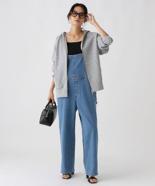 Elura(エルーラ)の「大人リュクスジップパーカー/590100(パーカー・レディース・ライトベージュ/ダークブラウン/ライトグレー/オフホワイト・MEDIUM/SMALL)」の6枚目の写真