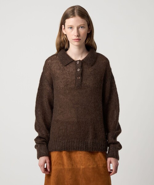 【ABB】silk blend ALAN ニット　ブラウン ABB様専用】silk blend ALAN ニット ブラウン ALAN ニット ブラウン