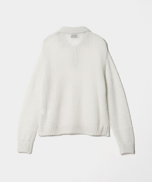Steven Alan（スティーブンアラン）の「＜WANDERUNG × Steven Alan＞ MOHIAR MIX POLOKNIT/ニット（ニット/セーター・レディース・ダークブラウン/パープル/グレー系/オフホワイト・FREE）」の21枚目の写真