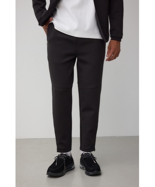 AZUL by moussy(アズールバイマウジー)の「ダブルニットスリムパンツ(スラックス・メンズ・ブラック/ダークネイビー/ベージュ/グレー・SMALL/MEDIUM/LARGE)」の1枚目の写真