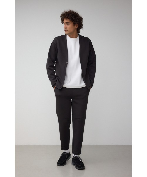 AZUL by moussy(アズールバイマウジー)の「ダブルニットスリムパンツ(スラックス・メンズ・ブラック/ダークネイビー/ベージュ/グレー・SMALL/MEDIUM/LARGE)」の6枚目の写真