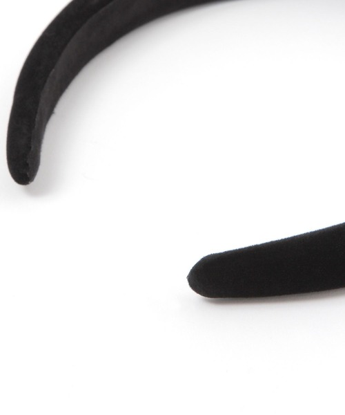 Elura（エルーラ）の「ベロアカチューシャ/591841（カチューシャ・レディース・ブラック・FREE）」の4枚目の写真