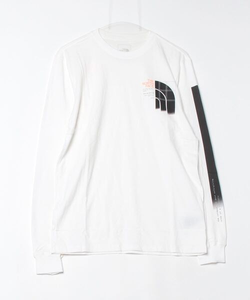 THE NORTH FACE(ザノースフェイス)の「THE NORTH FACE ザ・ノースフェイス Tシャツ 長袖 M L/S BRAND PROUD TEE(Tシャツ/カットソー・メンズ・ホワイト・S/M/L)」の1枚目の写真