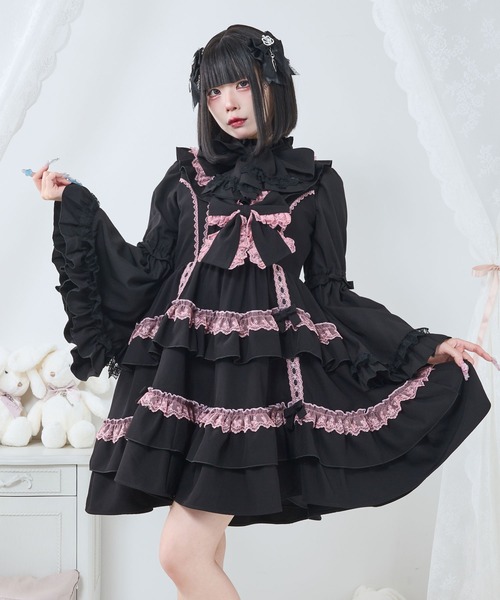 DearMyLove（ディアマイラブ）の「フリルたっぷりはしごレースリボン