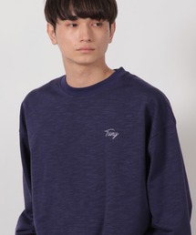スラブロゴ刺繍ロンT / 582561