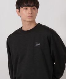 スラブロゴ刺繍ロンT / 582561