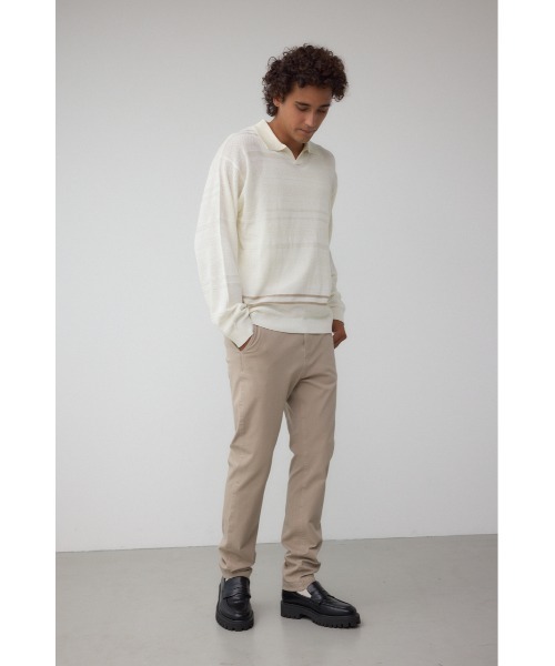 AZUL by moussy(アズールバイマウジー)の「2WAYストレッチレッグシェイプチノ(スラックス・メンズ・ベージュ/ブラック/カーキ・SMALL/MEDIUM/LARGE)」の17枚目の写真