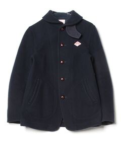 ダントン DANTON モッサー 丸襟 ジャケット ショート コート 42 紺♪ 98442941_16_d_240.jpg