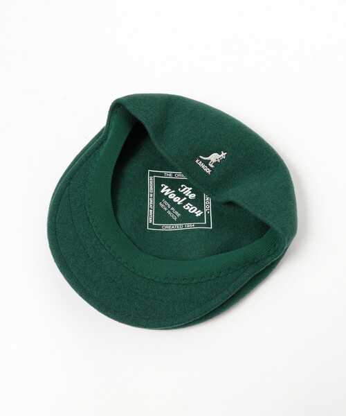KANGOL（カンゴール）の「KANGOL / WOOL 504（キャスケット・メンズ・ブラック/ブラウン系その他4/グリーン・LARGE）」の4枚目の写真