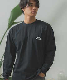 【GERRY】別注 シリコンワッペン ポケット 長袖 Tシャツ