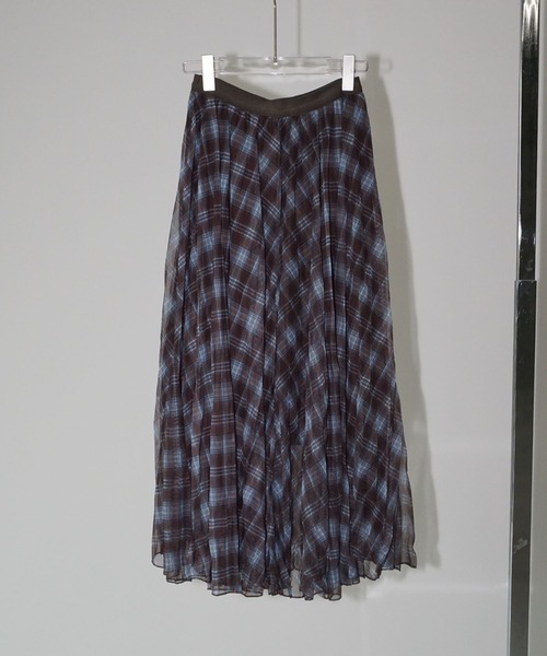 chuclla（チュクラ）の「チェックロングスカート chw25a078（スカート・レディース・チェック・FREE）」の14枚目の写真