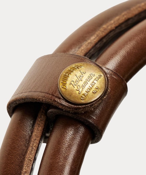 レザートリム オイルクロス ガーメント バッグ（ビジネスバッグ）｜RRL