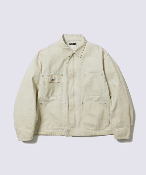 F-LAGSTUF-F(フラグスタフ)の「【FLAGSTUFF/フラグスタフ】FADE DUCK C-A JACKET(その他アウター・メンズ・ブラック/ベージュ・M/L)」の1枚目の写真