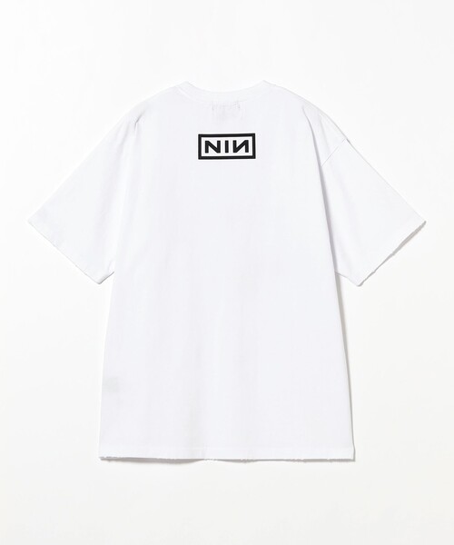 International Gallery BEAMS(インターナショナルギャラリービームス)の「【別注】U/MUSIC × IG / UNDERSONG Nine Inch Nails グラフィック Tシャツ ①(Tシャツ/カットソー・メンズ・ホワイト・L/M/S)」の3枚目の写真